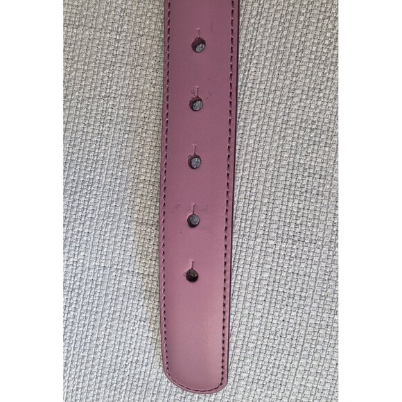 Dolce & Gabbana Devotion Heart Pearl Buckle Leather Belt Pink 75/30 Italy main image 11